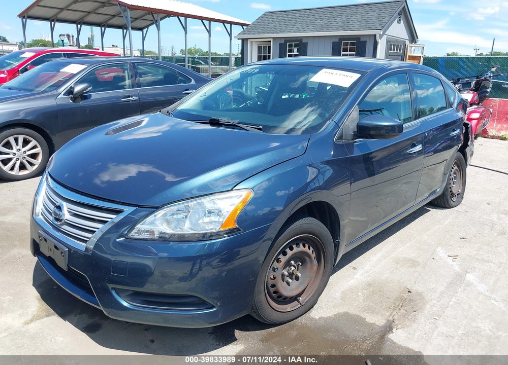 2014 NISSAN SENTRA S VIN: 3N1AB7AP9EL684434