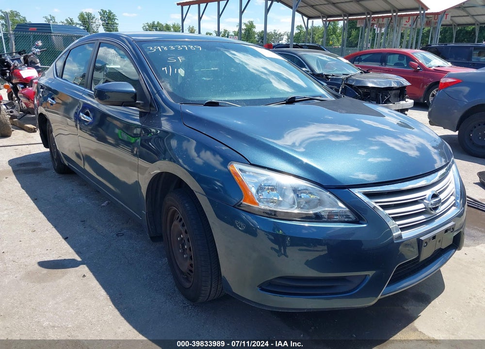 2014 NISSAN SENTRA S VIN: 3N1AB7AP9EL684434