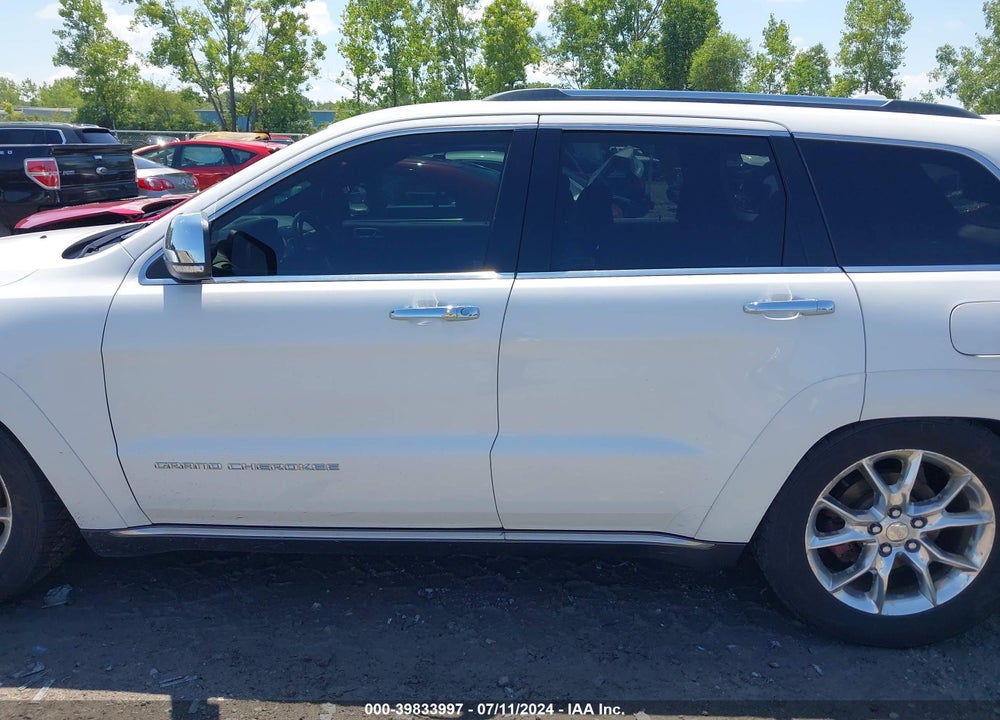 2014 JEEP GRAND CHEROKEE SUMMIT VIN: 1C4RJFJM5EC386686