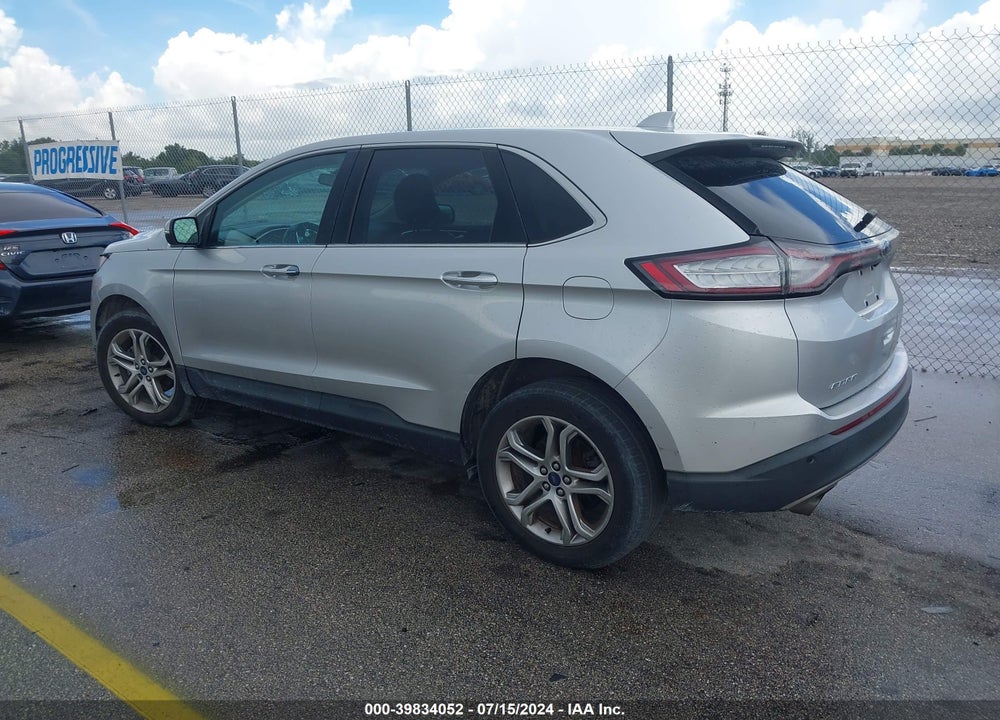 2015 FORD EDGE VIN: 2FMTK3K9XFBC05736
