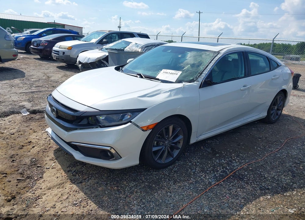 2019 HONDA CIVIC EX-L VIN: 19XFC1F79KE005980