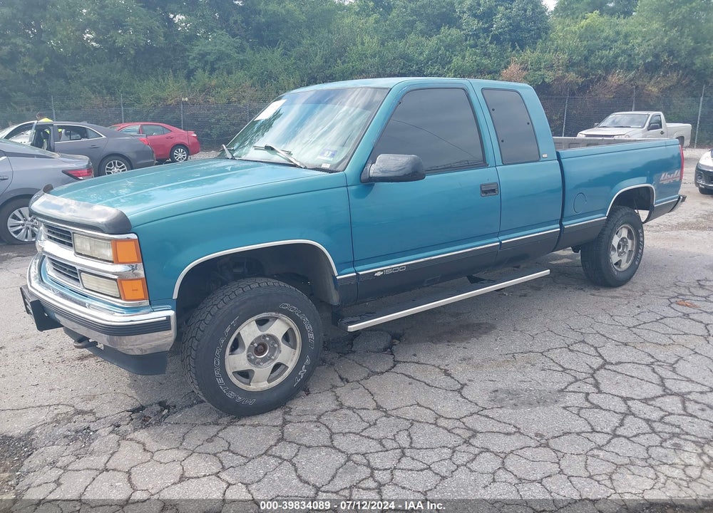 1997 CHEVROLET K1500 FLEETSIDE VIN: 2GCEK19R4V1279908