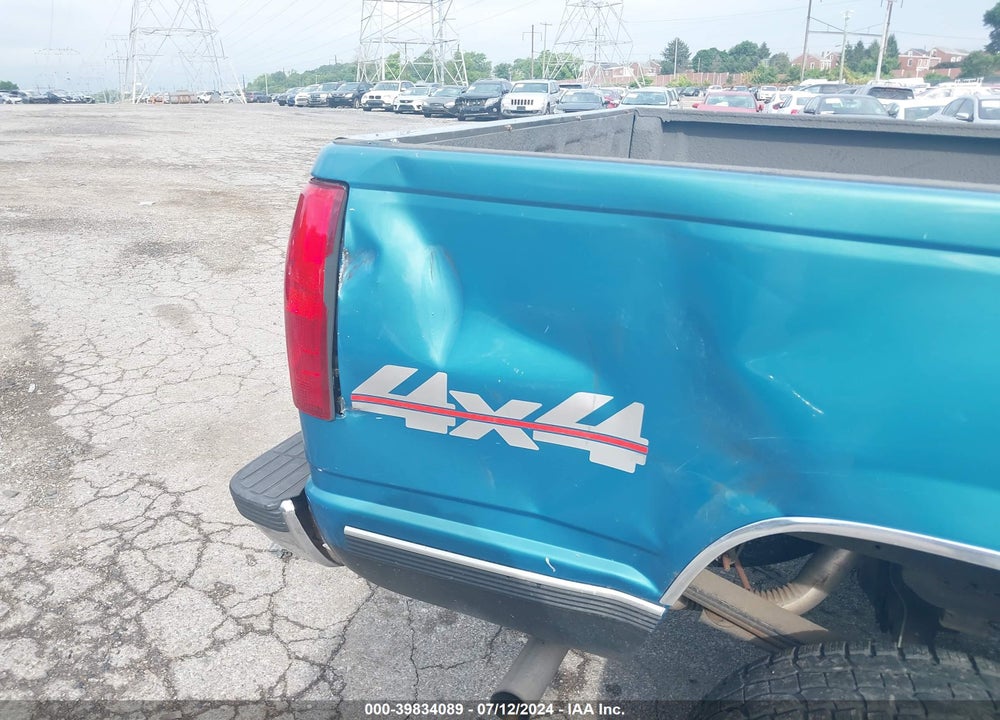 1997 CHEVROLET K1500 FLEETSIDE VIN: 2GCEK19R4V1279908