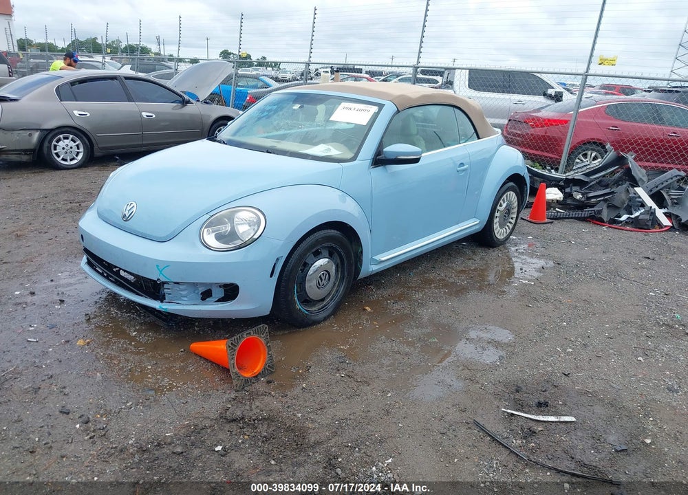 2014 VOLKSWAGEN BEETLE 2.5L VIN: 3VW5X7AT5EM803407