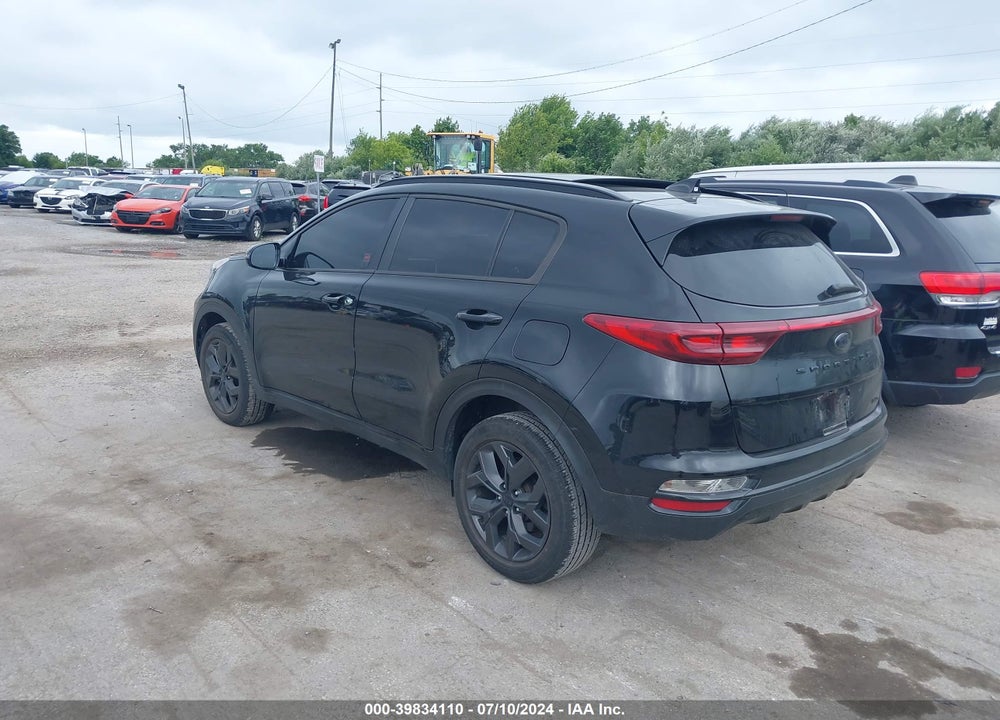 2022 KIA SPORTAGE NIGHTFALL EDITION VIN: KNDP6CAC4N7958340