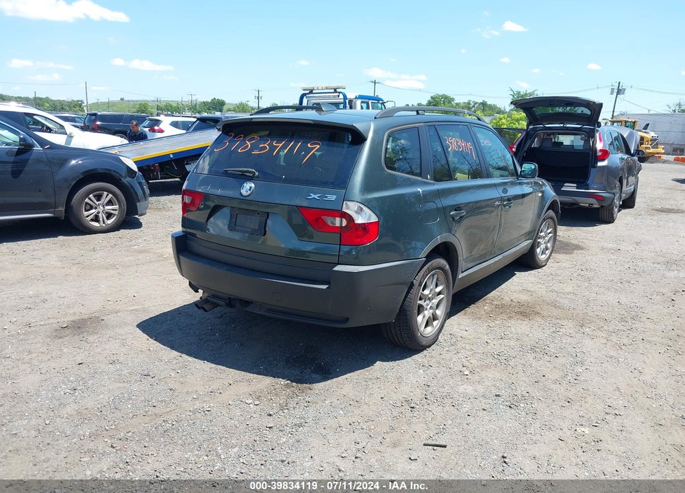 2005 BMW X3 2.5I VIN: WBXPA73415WC48660