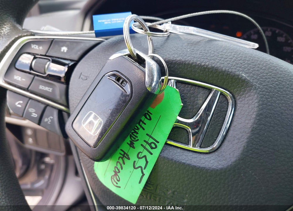 2019 HONDA ACCORD VIN: 1HGCV1F13KA108020