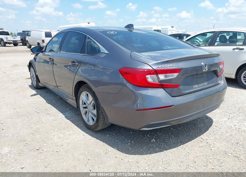 2019 HONDA ACCORD VIN: 1HGCV1F13KA108020