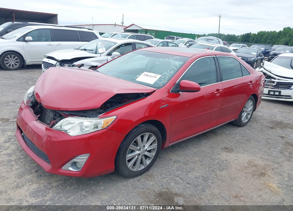 2012 TOYOTA CAMRY HYBRID XLE VIN: 4T1BD1FK6CU039647