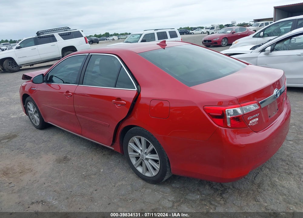2012 TOYOTA CAMRY HYBRID XLE VIN: 4T1BD1FK6CU039647