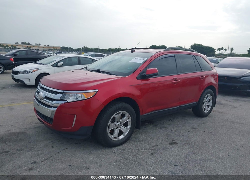 2012 FORD EDGE SEL VIN: 2FMDK3JC4CBA58603
