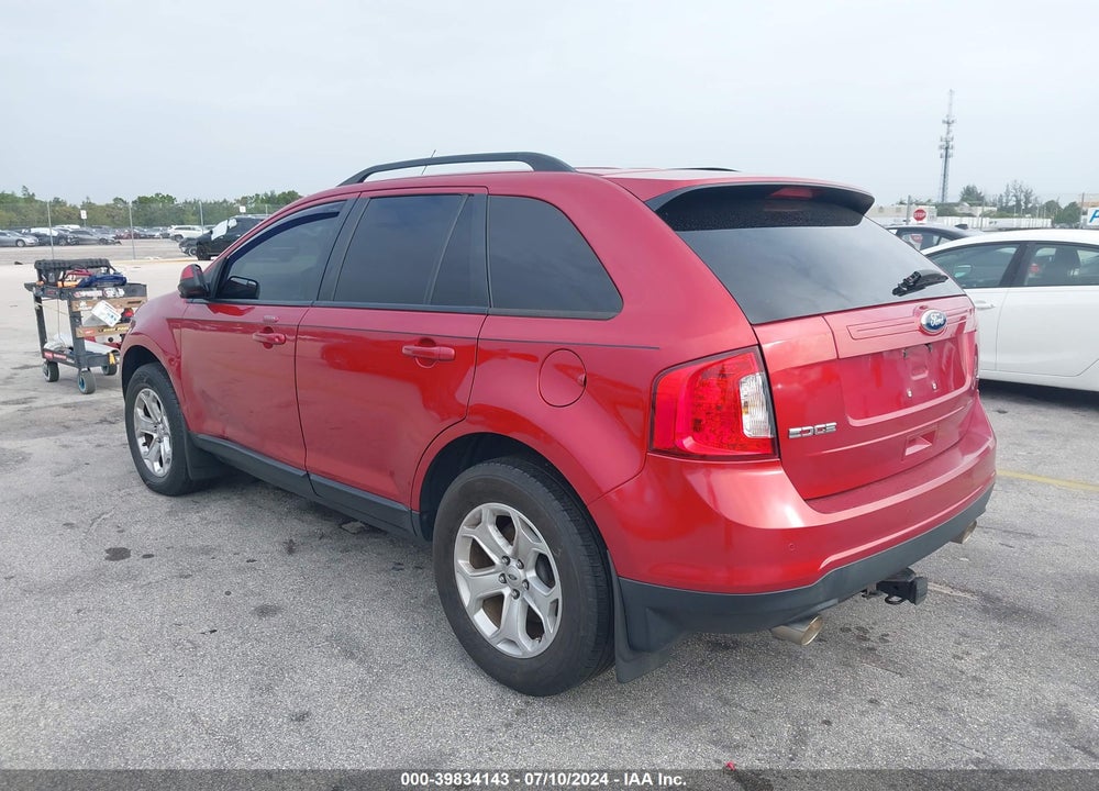 2012 FORD EDGE SEL VIN: 2FMDK3JC4CBA58603