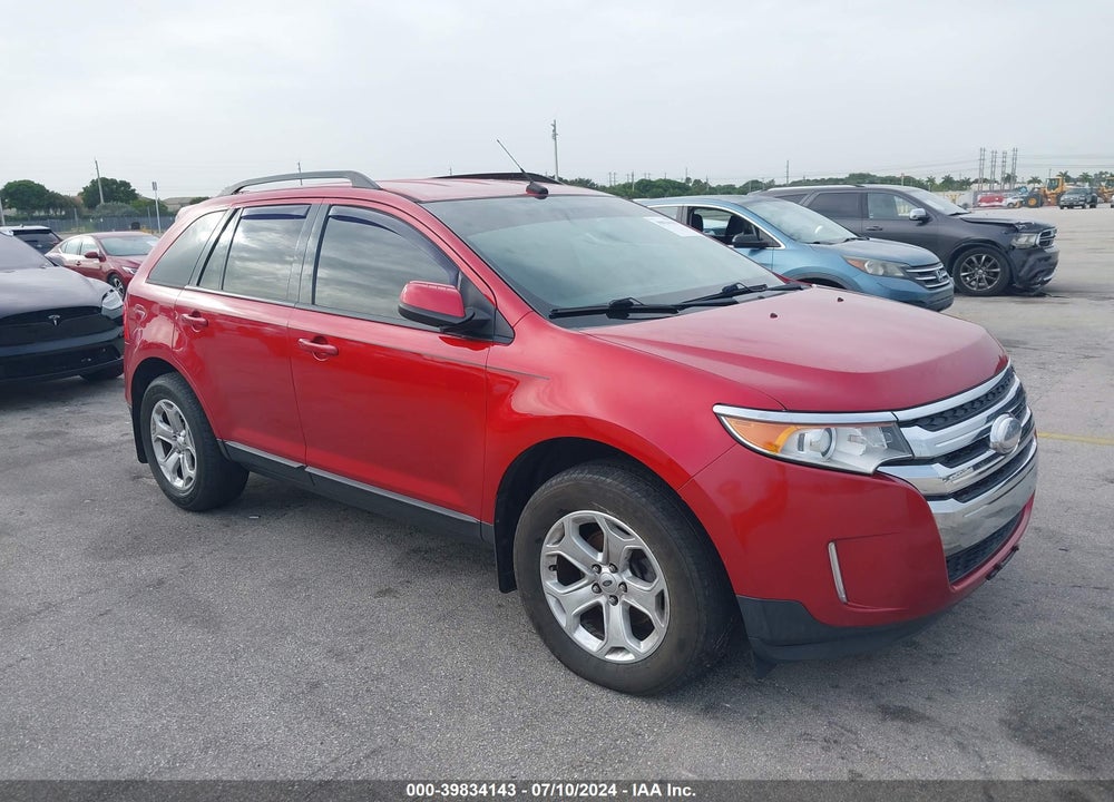 2012 FORD EDGE SEL VIN: 2FMDK3JC4CBA58603