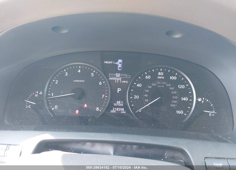 2013 LEXUS LS 460 L VIN: JTHGL5EF0D5050453