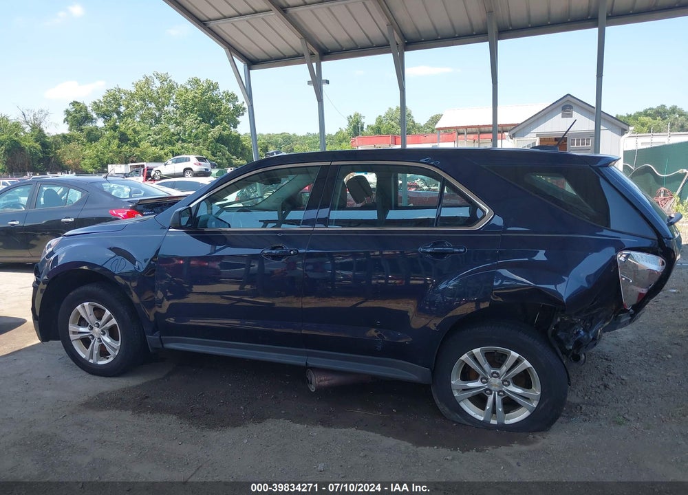 2016 CHEVROLET EQUINOX LS VIN: 2GNALBEK2G6140481