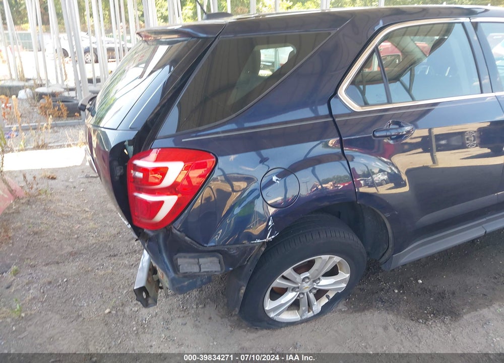 2016 CHEVROLET EQUINOX LS VIN: 2GNALBEK2G6140481