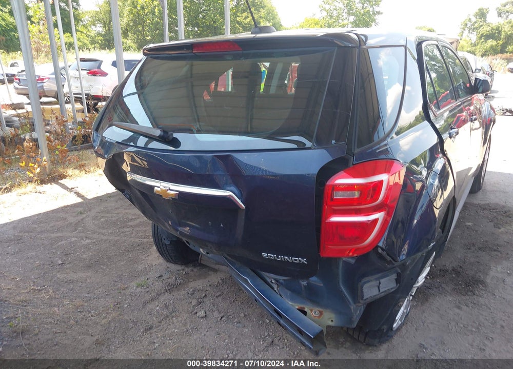 2016 CHEVROLET EQUINOX LS VIN: 2GNALBEK2G6140481