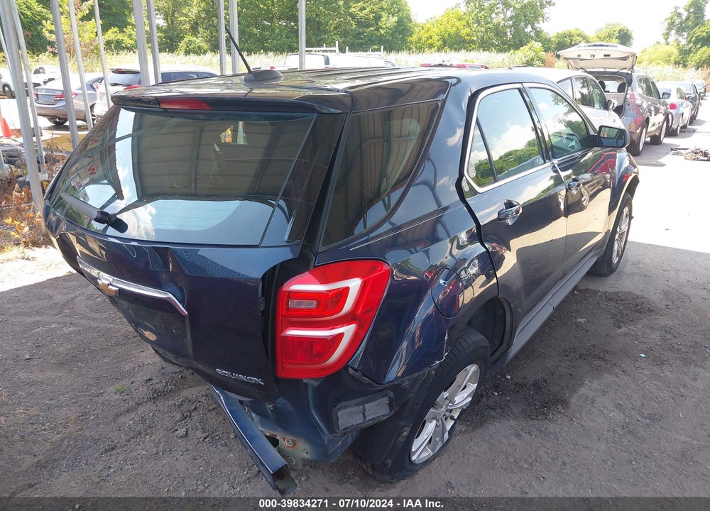 2016 CHEVROLET EQUINOX LS VIN: 2GNALBEK2G6140481