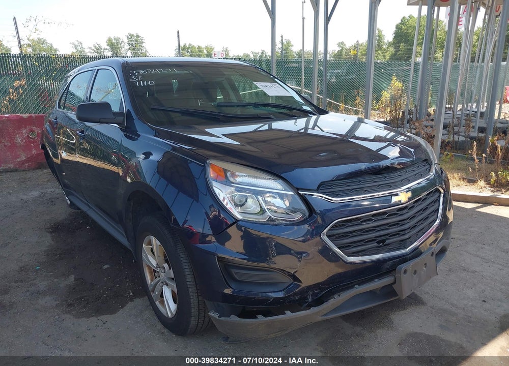 2016 CHEVROLET EQUINOX LS VIN: 2GNALBEK2G6140481