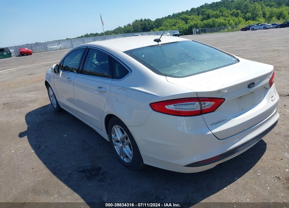 2014 FORD FUSION SE VIN: 1FA6P0HD8E5391783