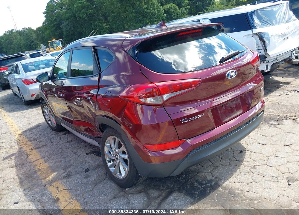 2018 HYUNDAI TUCSON SEL VIN: KM8J3CA46JU628116