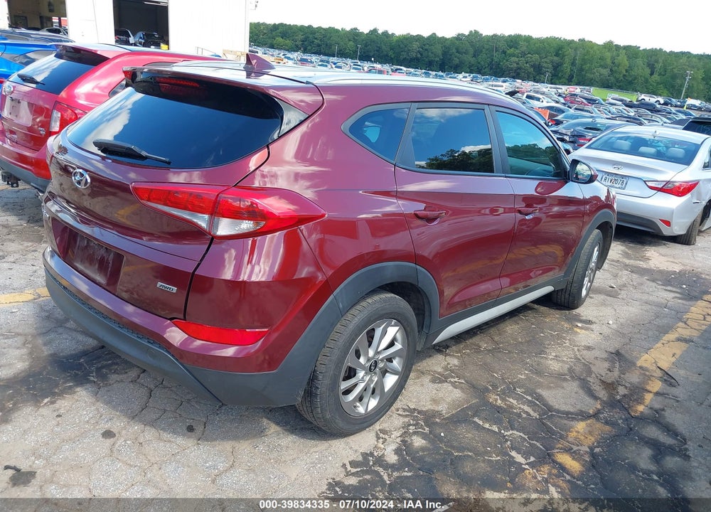 2018 HYUNDAI TUCSON SEL VIN: KM8J3CA46JU628116