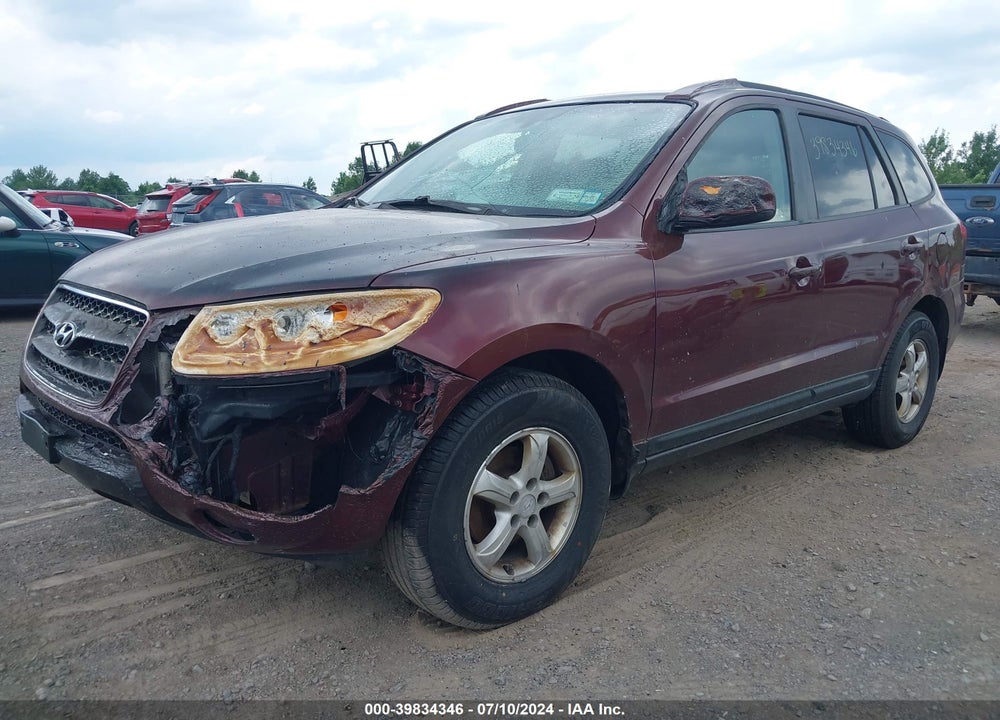 2007 HYUNDAI SANTA FE GLS VIN: 5NMSG73D97H097169