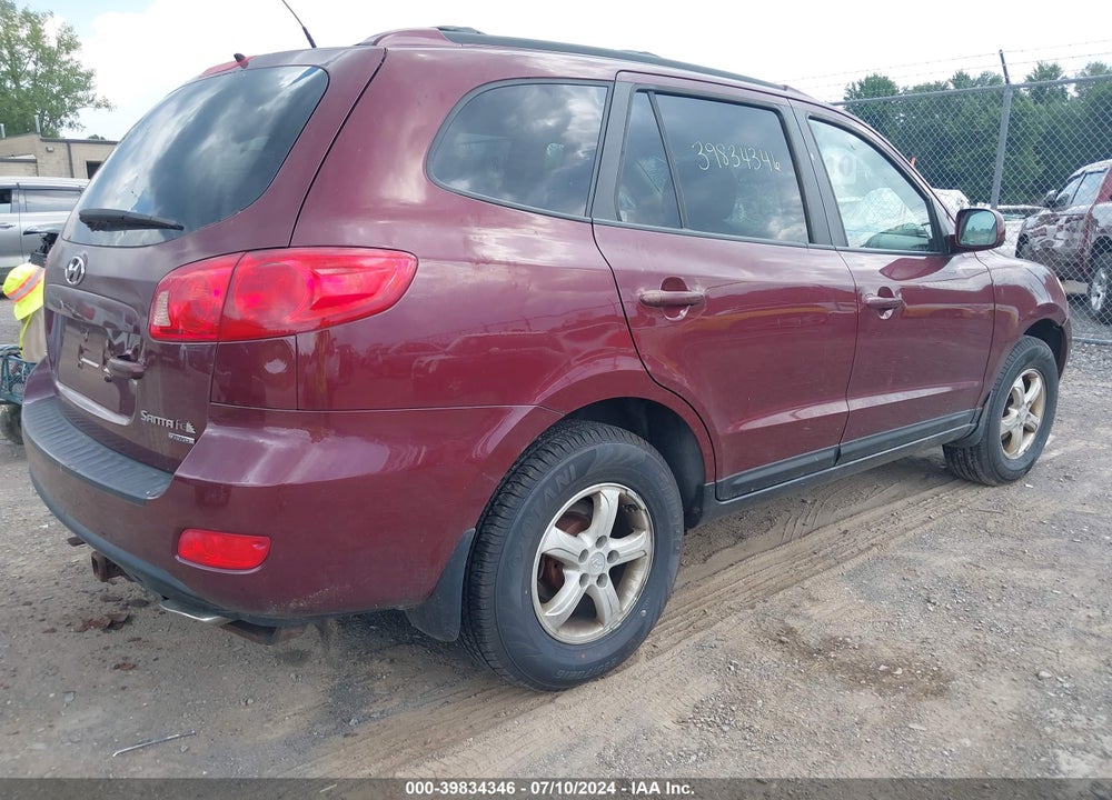 2007 HYUNDAI SANTA FE GLS VIN: 5NMSG73D97H097169