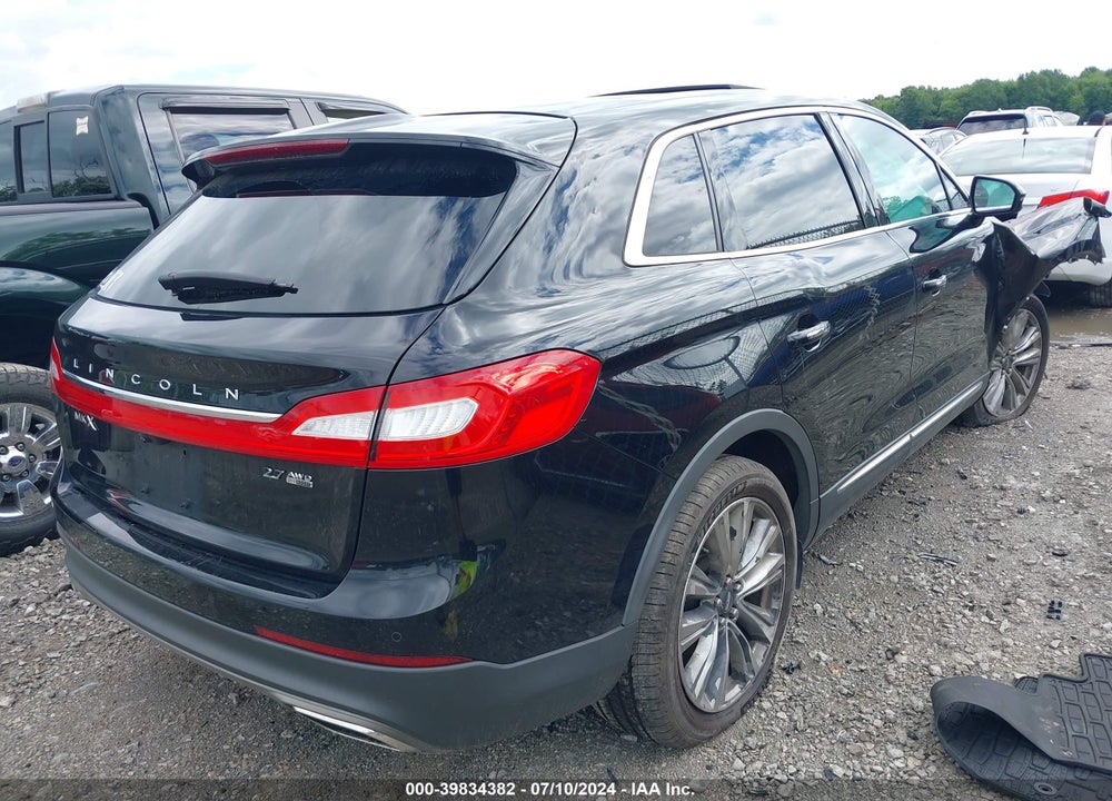 2016 LINCOLN MKX RESERVE VIN: 2LMTJ8LP6GBL33359
