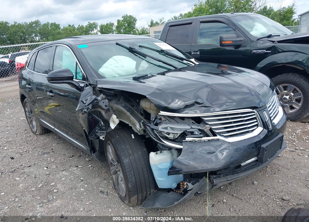 2016 LINCOLN MKX RESERVE VIN: 2LMTJ8LP6GBL33359