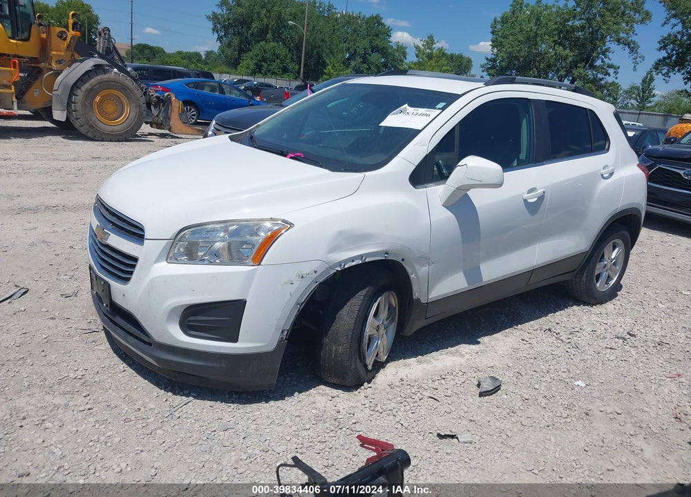 2015 CHEVROLET TRAX LT VIN: 3GNCJLSBXFL253369