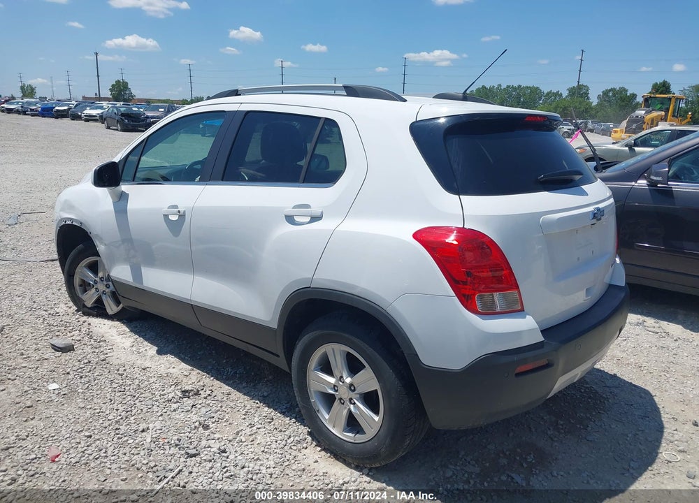 2015 CHEVROLET TRAX LT VIN: 3GNCJLSBXFL253369