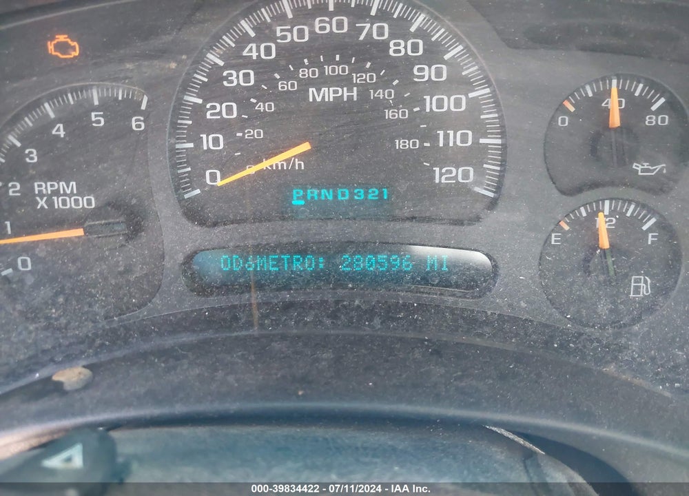 2003 CHEVROLET SUBURBAN 1500 LT VIN: 3GNEC16Z53G156051