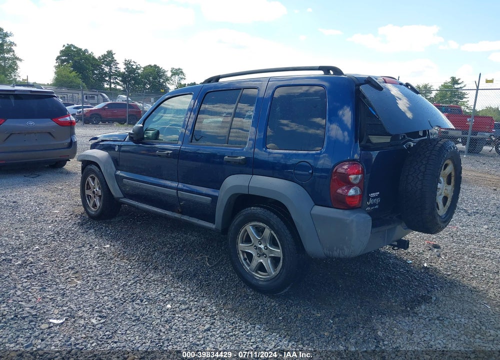 2005 JEEP LIBERTY SPORT VIN: 1J4GL48K75W622791