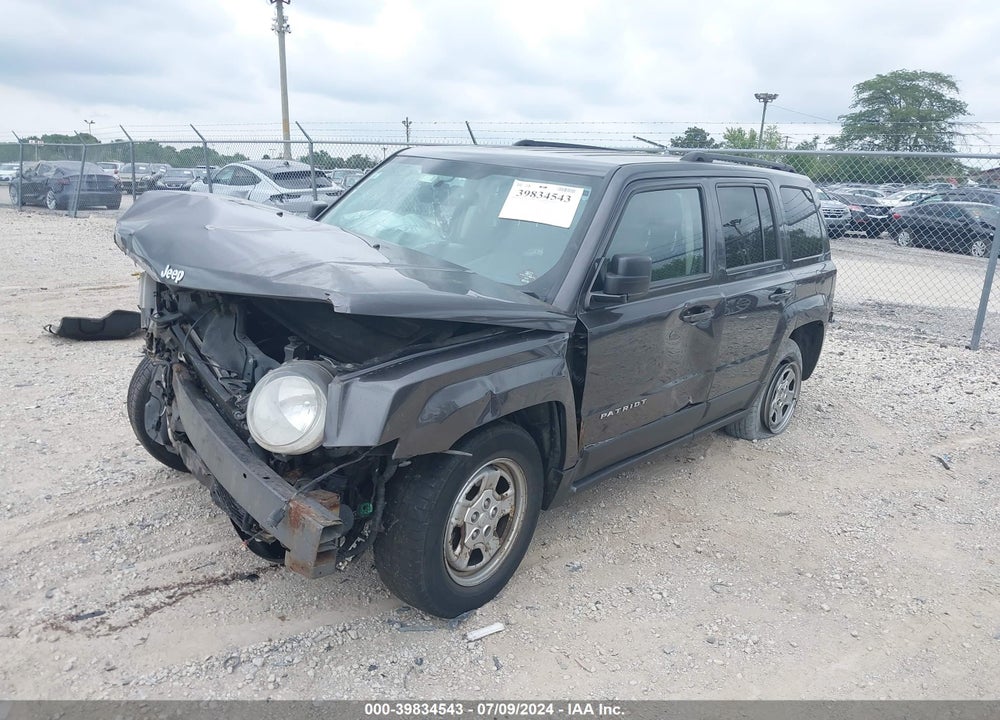 2016 JEEP PATRIOT SPORT VIN: 1C4NJPBA8GD679164