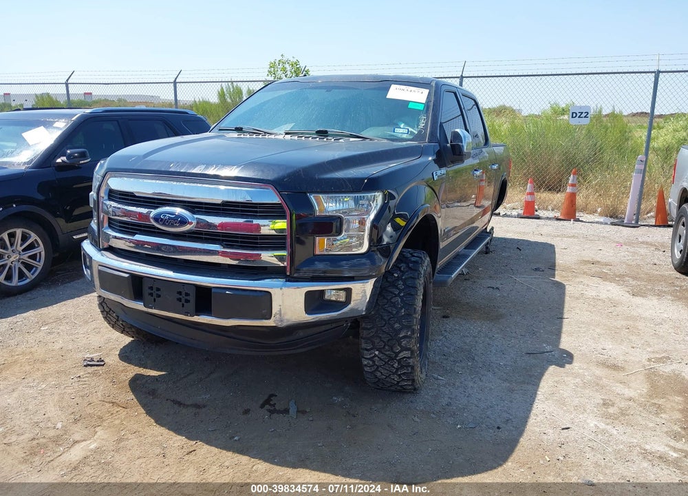 2016 FORD F-150 LARIAT VIN: 1FTEW1CG5GKE92428