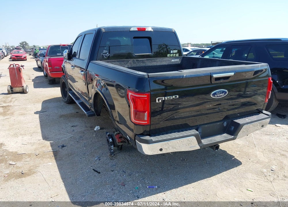 2016 FORD F-150 LARIAT VIN: 1FTEW1CG5GKE92428
