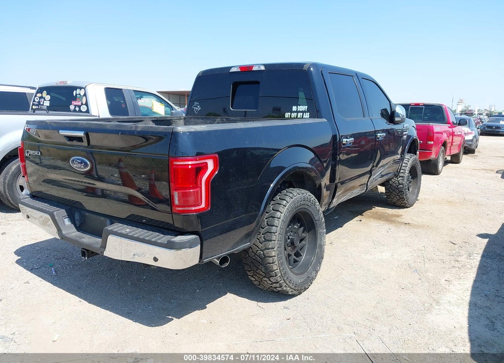 2016 FORD F-150 LARIAT VIN: 1FTEW1CG5GKE92428