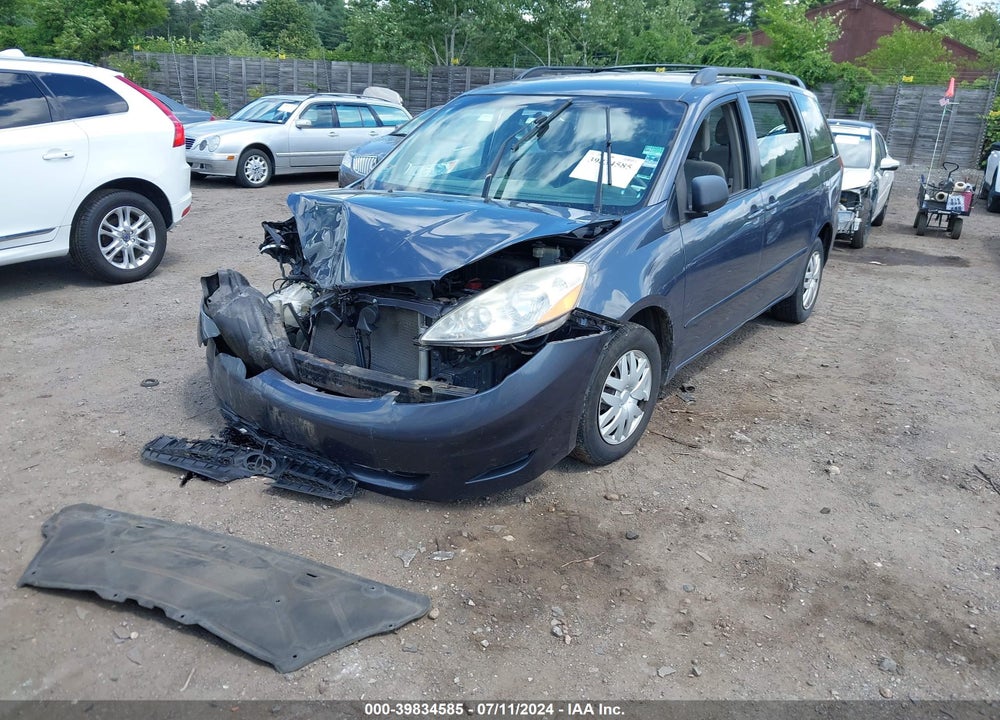 2007 TOYOTA SIENNA CE VIN: 5TDZK23C27S046357