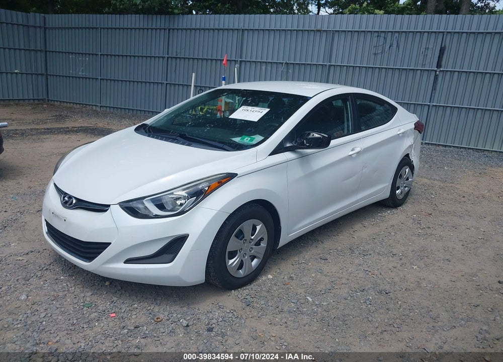 2016 HYUNDAI ELANTRA SE VIN: 5NPDH4AEXGH766570