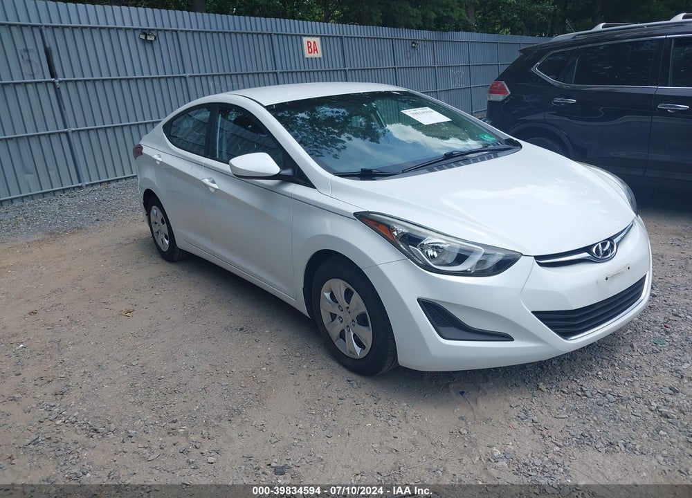 2016 HYUNDAI ELANTRA SE VIN: 5NPDH4AEXGH766570