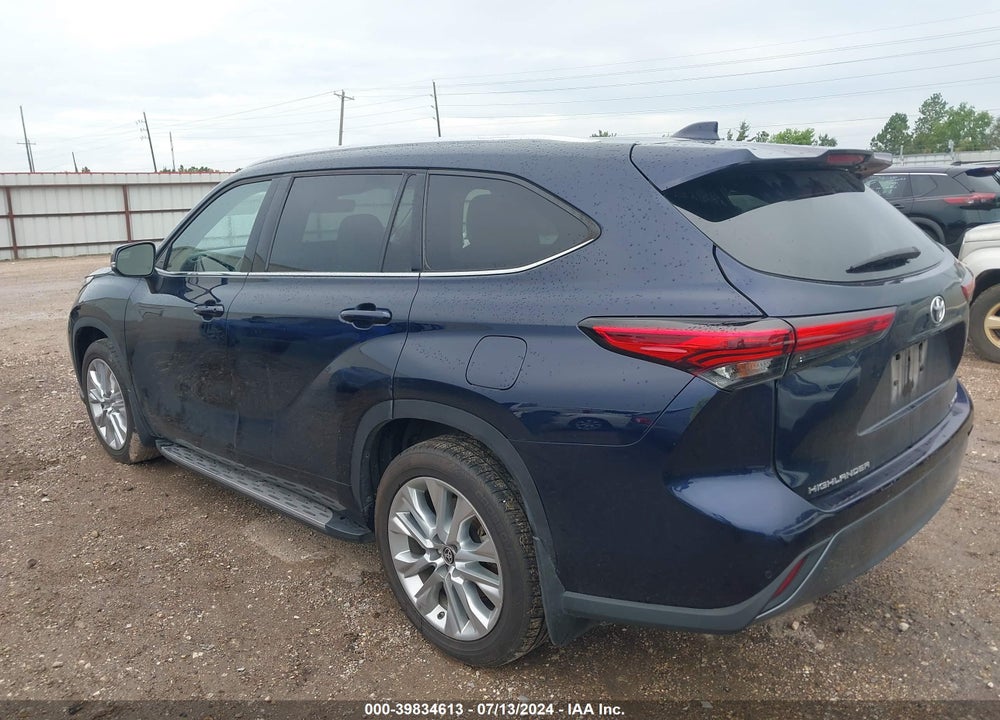 2021 TOYOTA HIGHLANDER LIMITED VIN: 5TDYZRAH3MS070919