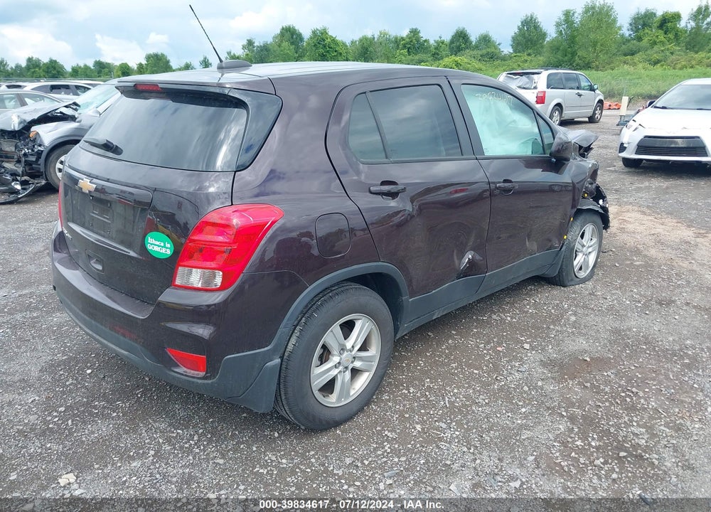2021 CHEVROLET TRAX AWD LS VIN: KL7CJNSB1MB345924