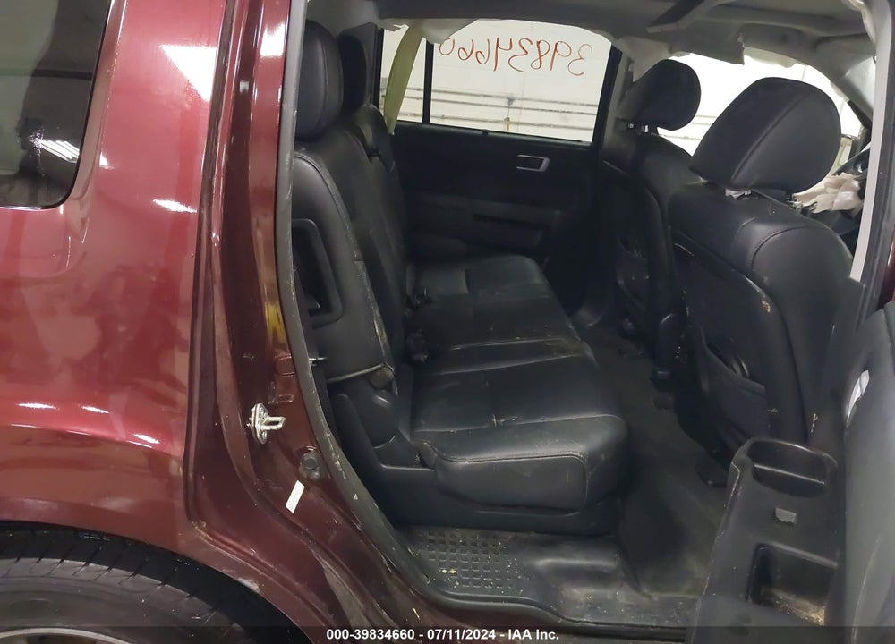 2015 HONDA PILOT TOURING VIN: 5FNYF4H99FB049963
