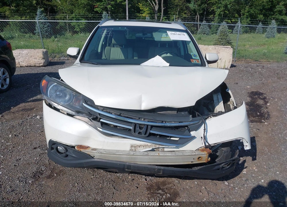 2013 HONDA CR-V EX-L VIN: 5J6RM4H71DL065913