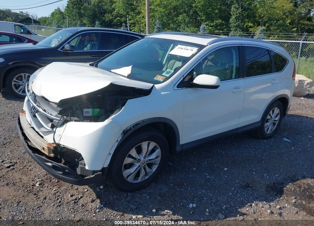 2013 HONDA CR-V EX-L VIN: 5J6RM4H71DL065913