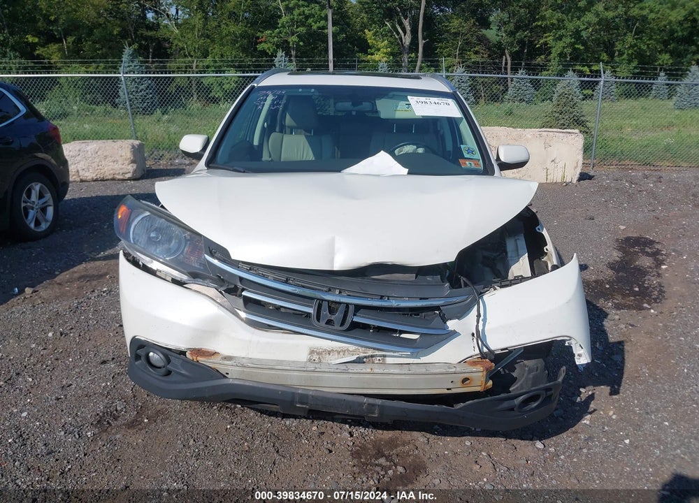 2013 HONDA CR-V EX-L VIN: 5J6RM4H71DL065913