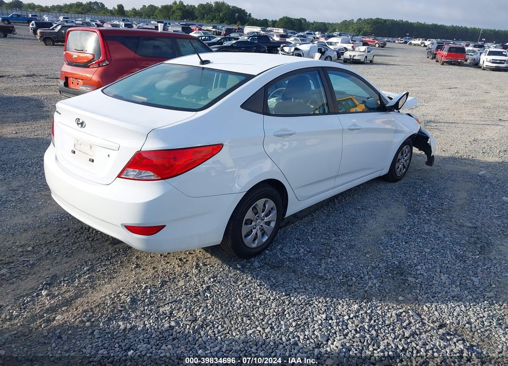 2017 HYUNDAI ACCENT SE VIN: KMHCT4AE1HU302998