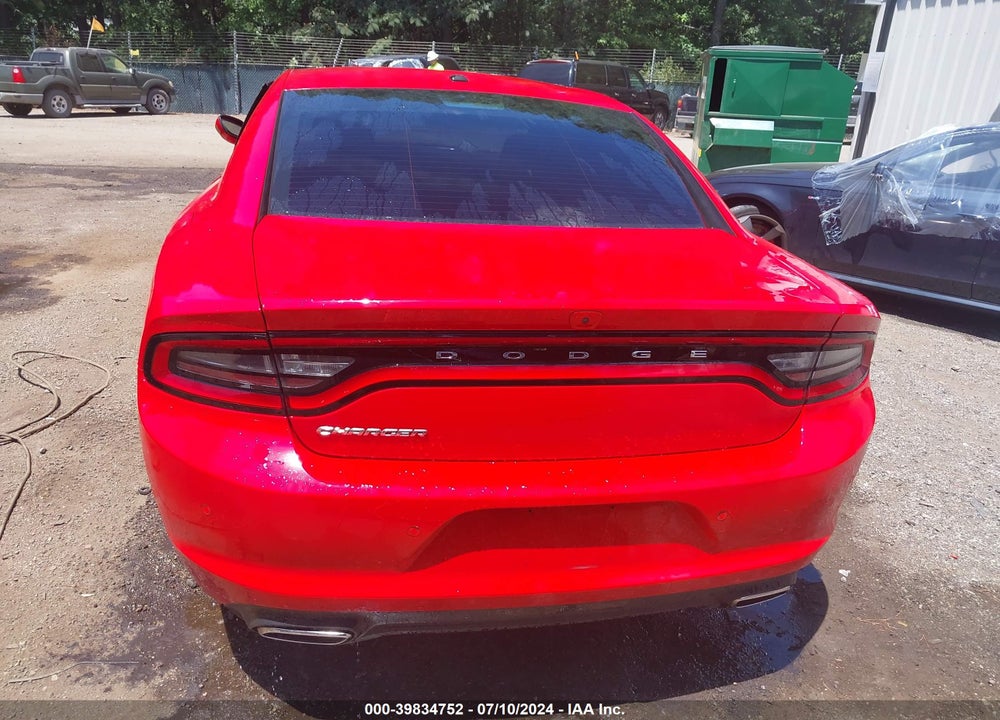 2022 DODGE CHARGER SXT RWD VIN: 2C3CDXBG3NH176343