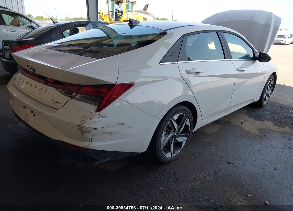 2023 HYUNDAI ELANTRA HYBRID LIMITED VIN: KMHLN4AJXPU085358